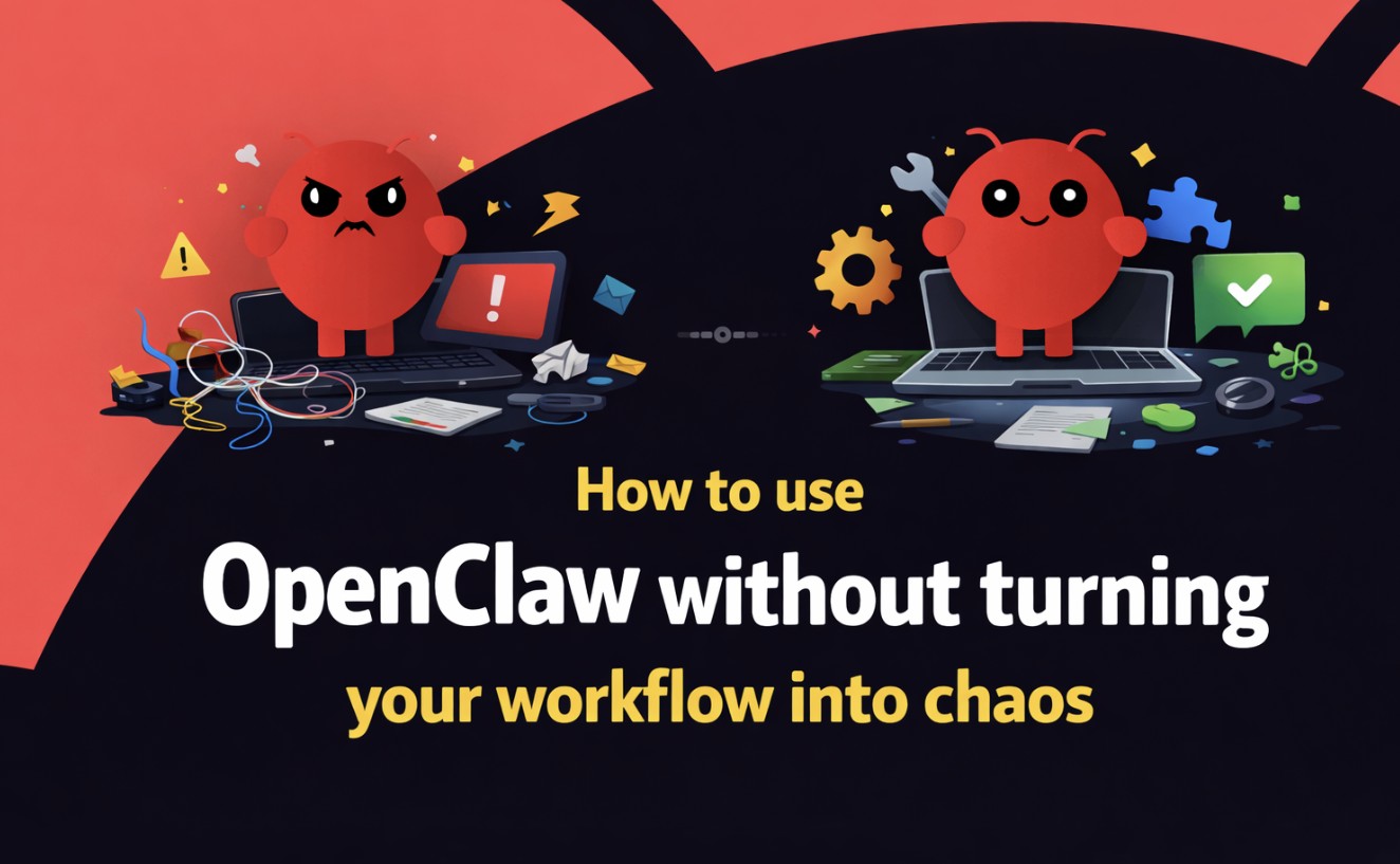 How to use OpenClaw without turning your workflow into chaos