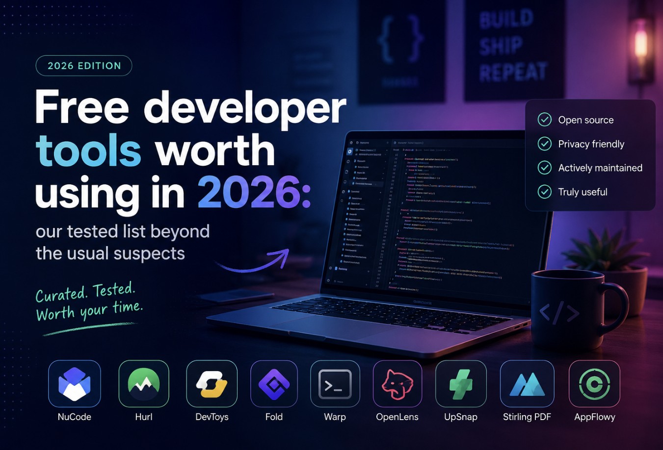 Free developer tools worth using in 2026: our tested list beyond the usual suspects