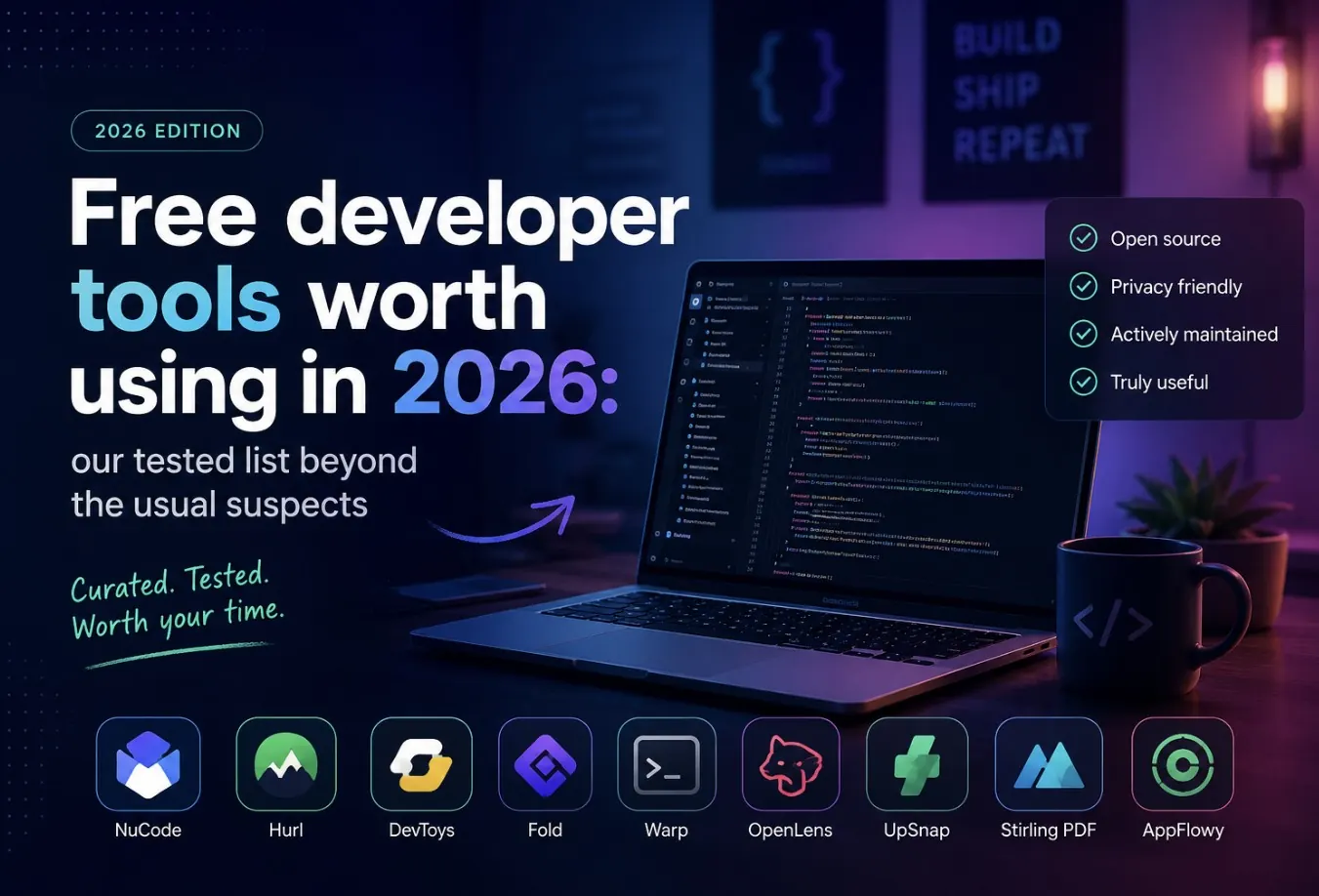 Free developer tools worth using in 2026: our tested list beyond the usual suspects