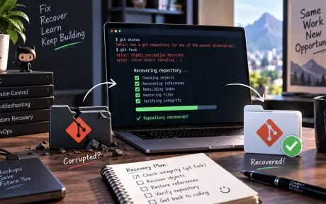 How to recover a corrupted Git repository without losing your work