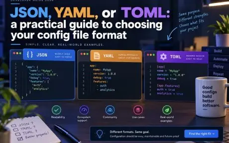 JSON, YAML, or TOML: a practical guide to choosing your config file format